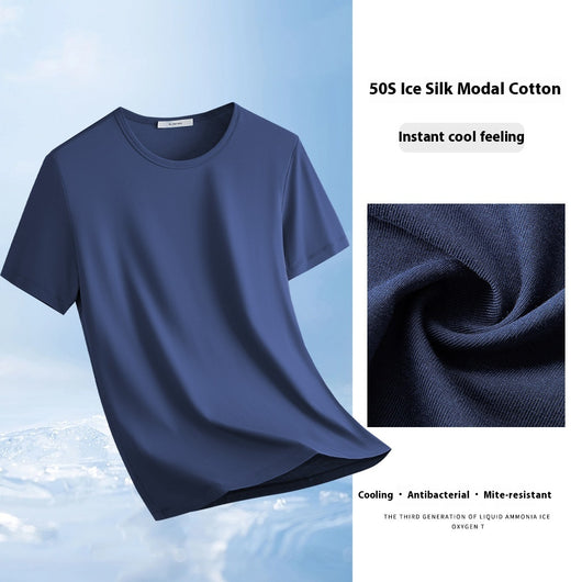 Playera Modal Ice Silk de Manga Corta para Hombre - Tecnología Refrescante - Image 8