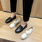 Zapatos de Cuero Suave Estilo Británico para Mujer