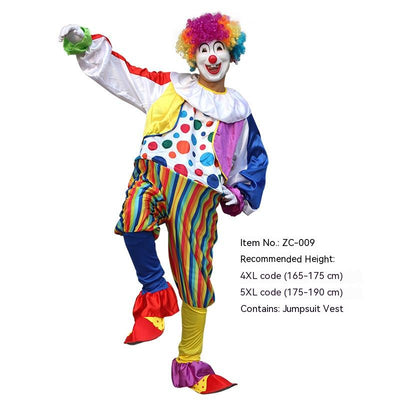Disfraz de Payaso para Adultos y Niños - Traje Completo para Escenario - Image 10