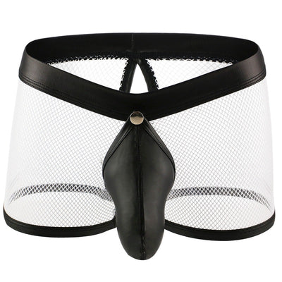 Calzoncillos Boxer Briefs para Hombre Talla Grande Malla Transpirable Cintura Baja - Image 22
