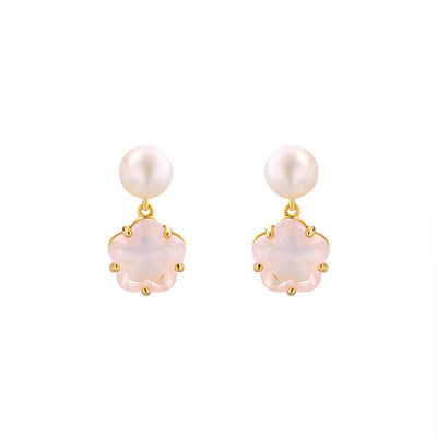 Aretes de Cristal Natural Hipoalergénicos - Image 4