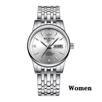 Reloj de Moda para Mujer Oro Rosa - Acero Inoxidable WLISTH con Calendario - Image 10
