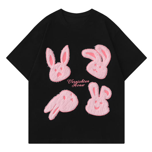 Camiseta para Hombre con Estampado de Conejito Adorable - Image 9