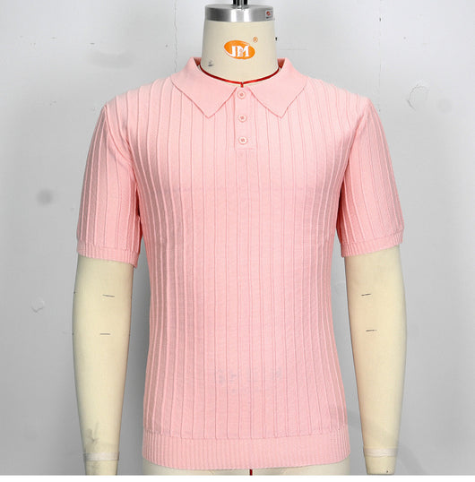 Camisa Casual Hombre Manga Corta Cuello Solapa Ajuste Relajado - Image 23