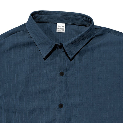 Camisa Polo Manga Corta Lisa Suelta para Hombre - Casual y Cómoda - Image 18