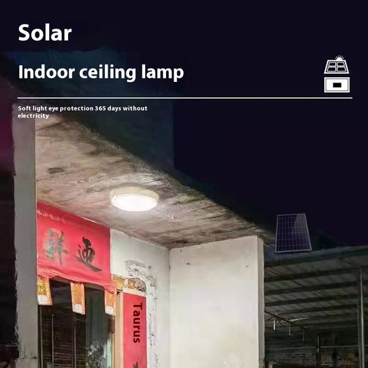 Lámpara Solar de Techo para Pasillos e Interiores - Image 6