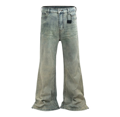 Pantalones Vaqueros Acampanados para Hombre - Estilo Urbano Estadounidense - Image 7