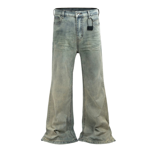 Pantalones Vaqueros Acampanados para Hombre - Estilo Urbano Estadounidense - Image 7