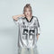 Camiseta Deportiva Raglan Escote V Manga Corta