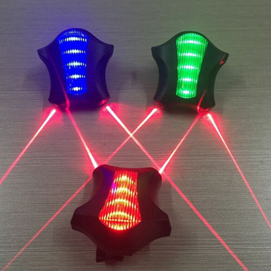 Luz Trasera Láser para Bicicleta