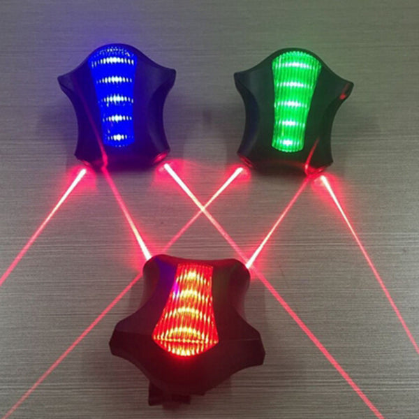 Luz Trasera Láser para Bicicleta