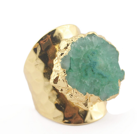 Anillos Ajustables con Piedra Druzy Yauvana - Image 13