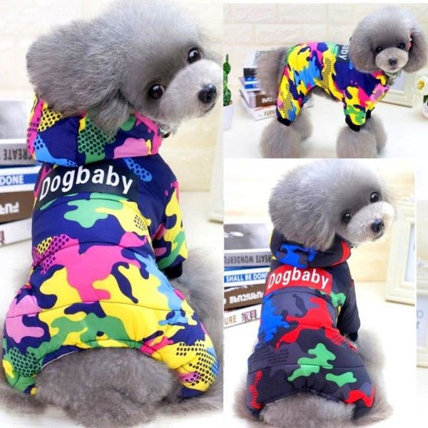 Abrigo Térmico para Mascotas - Chamarra Acolchada de Algodón para Perros