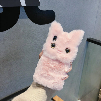 Funda para teléfono gato de peluche - Image 4