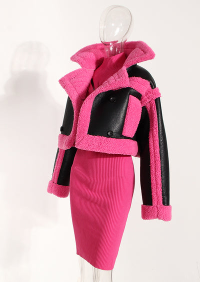 Chaqueta de Motocicleta de Cuero Estilo Europeo con Solapa Grande - Image 21