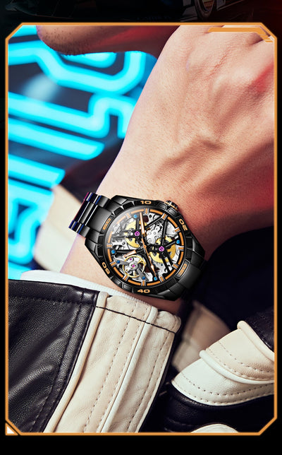 Reloj Mecánico Automático Deportivo para Hombre Resistente al Agua - Image 18