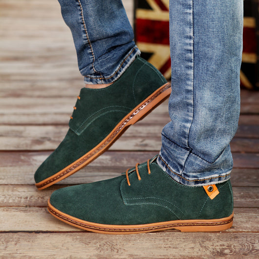 Zapatos de Gamuza con Cordones para Hombre - Image 3