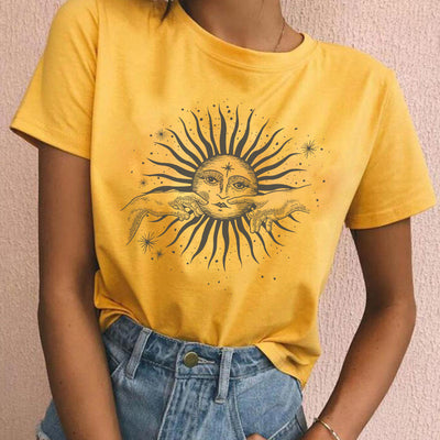 Blusa de Verano para Mujer con Estampado y Cuello Redondo - Image 3