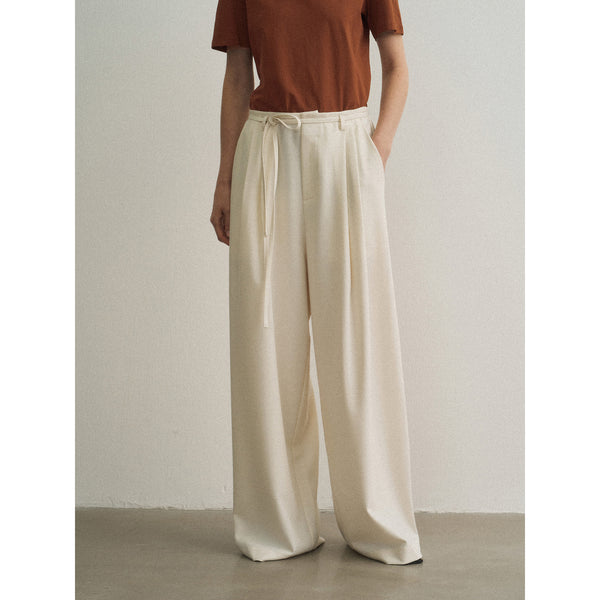 Pantalones Anchos Cómodos sin Cintura Ajustable Antiojeras