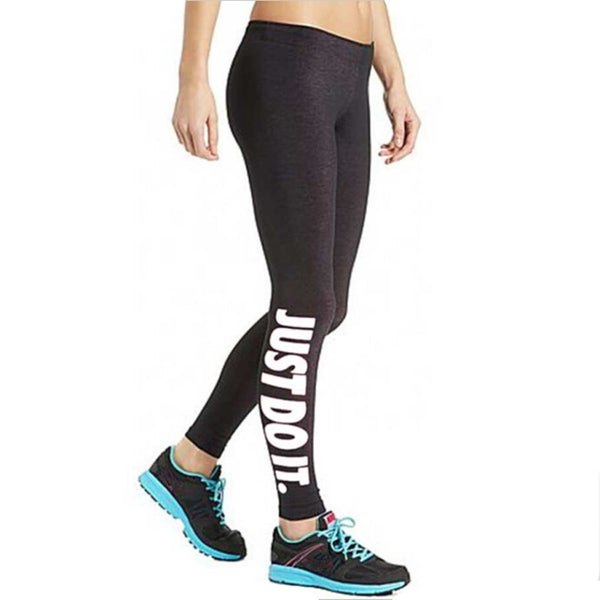Leggings Ajustados Tipo Lápiz con Estampado de Letras