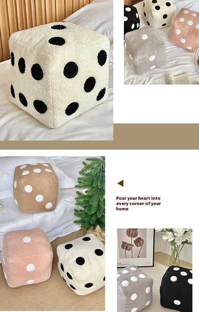 Cojín de Peluche Dado Decorativo para Sofá - Image 19