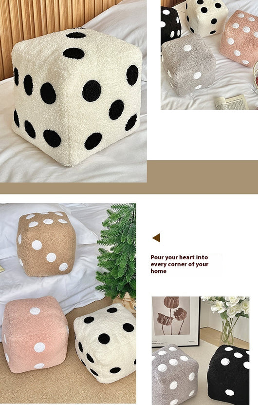 Cojín de Peluche Dado Decorativo para Sofá - Image 19