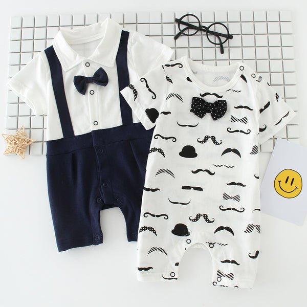 Traje de Escalada Gentleman con Moño para Bebé
