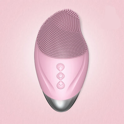 Limpiador facial eléctrico con calor y silicona - Image 4