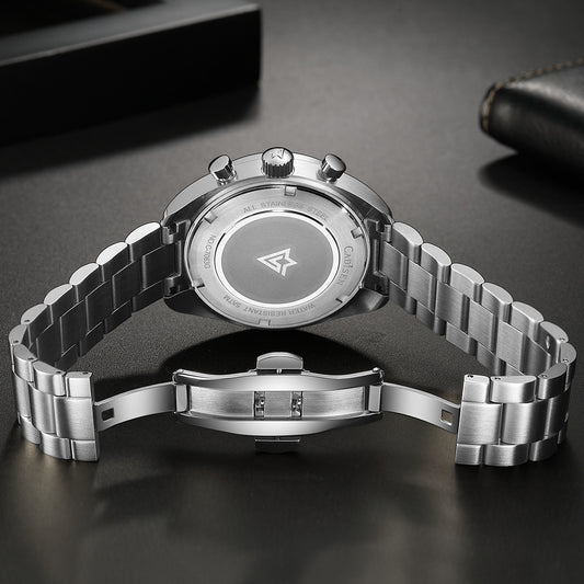 Reloj de Cuarzo Multifunción Tres Esferas Resistente al Agua para Hombre - Image 2