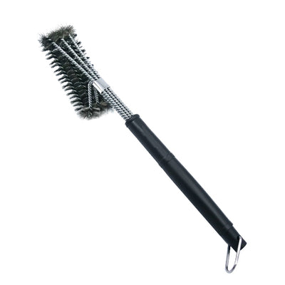 Cepillo Limpiador BBQ Profesional de Acero Inoxidable con Cerdas de Alambre - Image 10