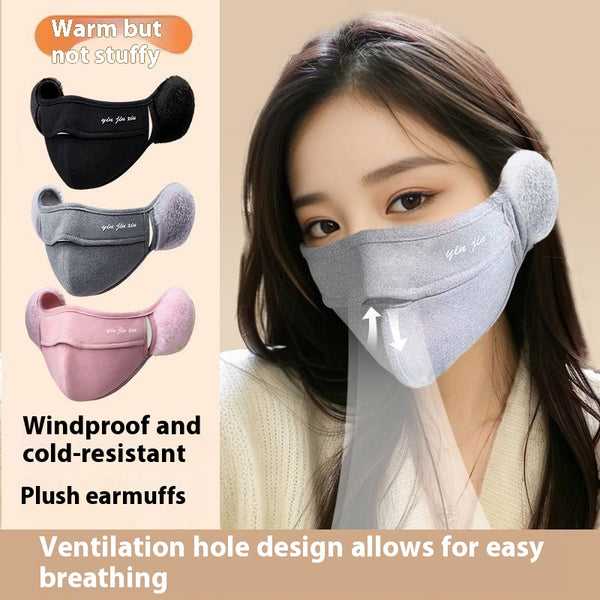 Máscara Térmica Facial con Forro Polar - Protección Anticongelante