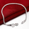 Pulsera de Plata con Hueso de Serpiente 3mm