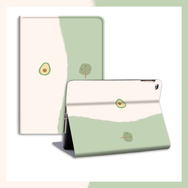 Funda Protectora de Silicona para Tablet con Diseño Literario Aguacate
