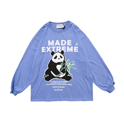 Sudadera Oversize con Estampado Panda - Mangas Largas - Image 5