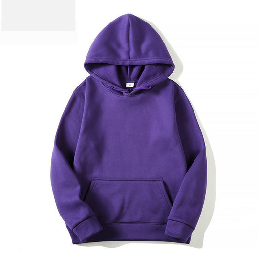 Sudadera con Capucha de Manga Larga - Suéter Casual de Color Sólido - Image 7