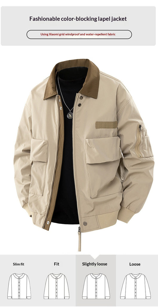 Chaqueta Piloto Retro para Hombre - Estilo Vintage Workwear - Image 8