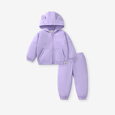 Conjunto Térmico Deportivo para Niñas con Sudadera Polar - Image 5