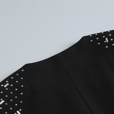 Conjunto Dos Piezas Ajustado con Cutout y Strass - Manga Larga Reductora - Image 33