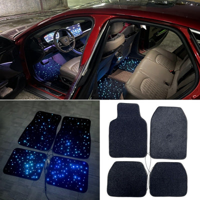 Tapete Luminoso para Auto con Diseño de Flores de Aliento de Bebé - Image 3