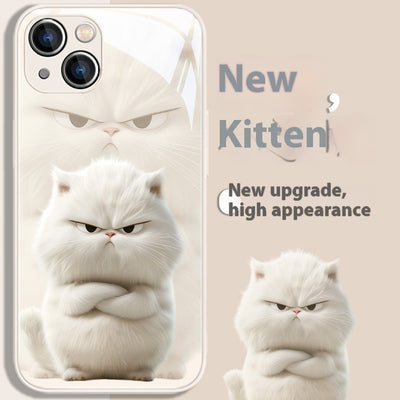 Funda para Celular con Diseño de Gato Adorable y Divertido
