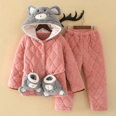 Pijama Acolchado de Tres Capas para Niños - Image 10