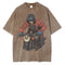 Playera Vintage Hombre con Diseño Pintado