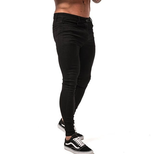 Pantalones Jeans Patchwork Fit Clásico para Hombre - Image 2