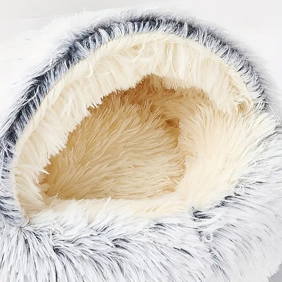 Cama Cueva Acogedora para Gatos y Perros - Diseño Tipo Donut Térmico - Image 6