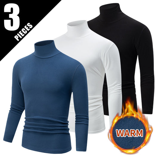 Polera Térmica de Cuello Alto para Hombre - Abrigo Versátil de Invierno - Image 13