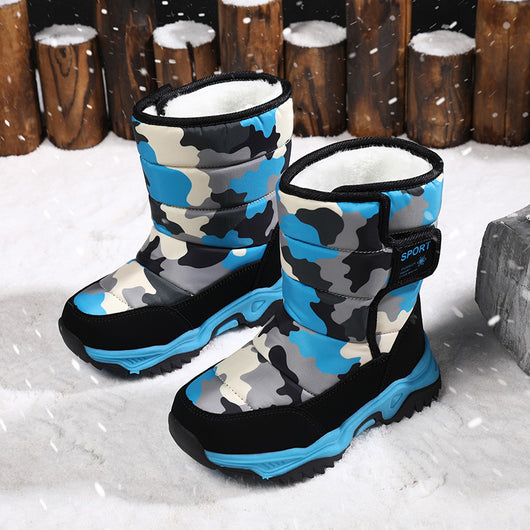 Zapatillas Altas de Camuflaje Unisex para Niños - Image 16