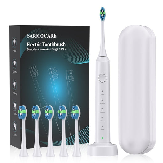 Cepillo de Dientes Eléctrico Recargable con Suspensión Magnética para Parejas - Image 5
