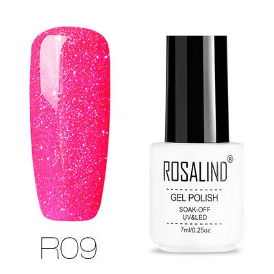 Uñas de Terapia Lumínica Arcoíris con Diseño de Estrellas - 29 Colores - Image 38