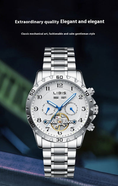 Reloj Mecánico Automático con Calendario Perpetuo para Hombre - Image 10