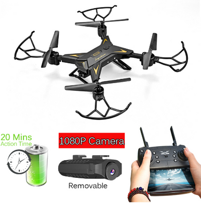 Dron T-Rex Profesional con Cámara HD 1080P WiFi FPV Plegable - 20 Minutos de Vuelo - Image 2